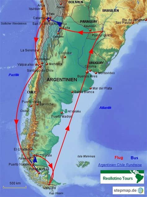 reisen nach chile und argentinien